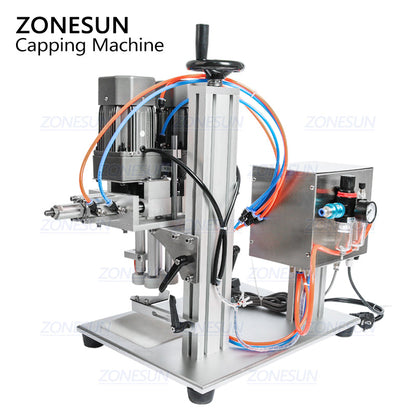 ZONESUN ZS-XG6100 Desktop Pneumatic Semi-automatic Capping Machine