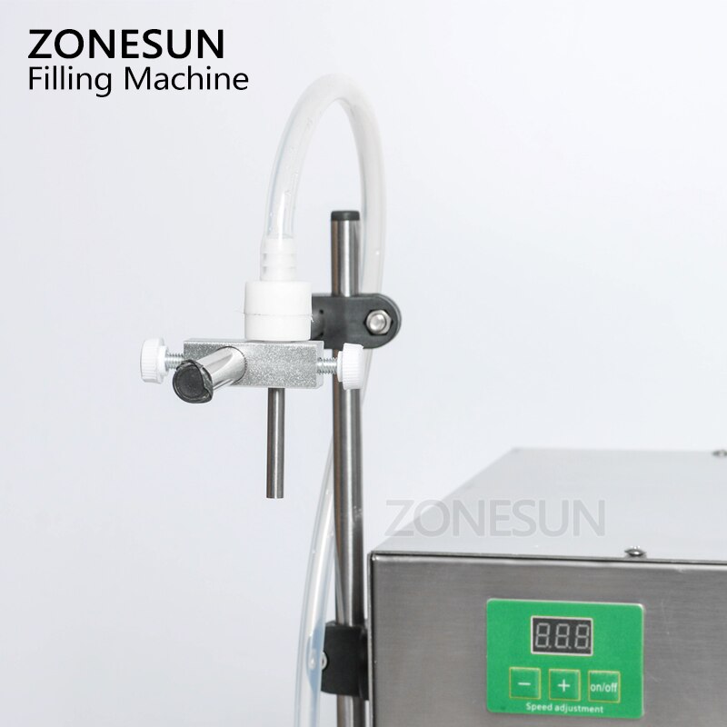 ZONESUN 2 Nozzles Peristaltic Pump Liquid Filling Machine