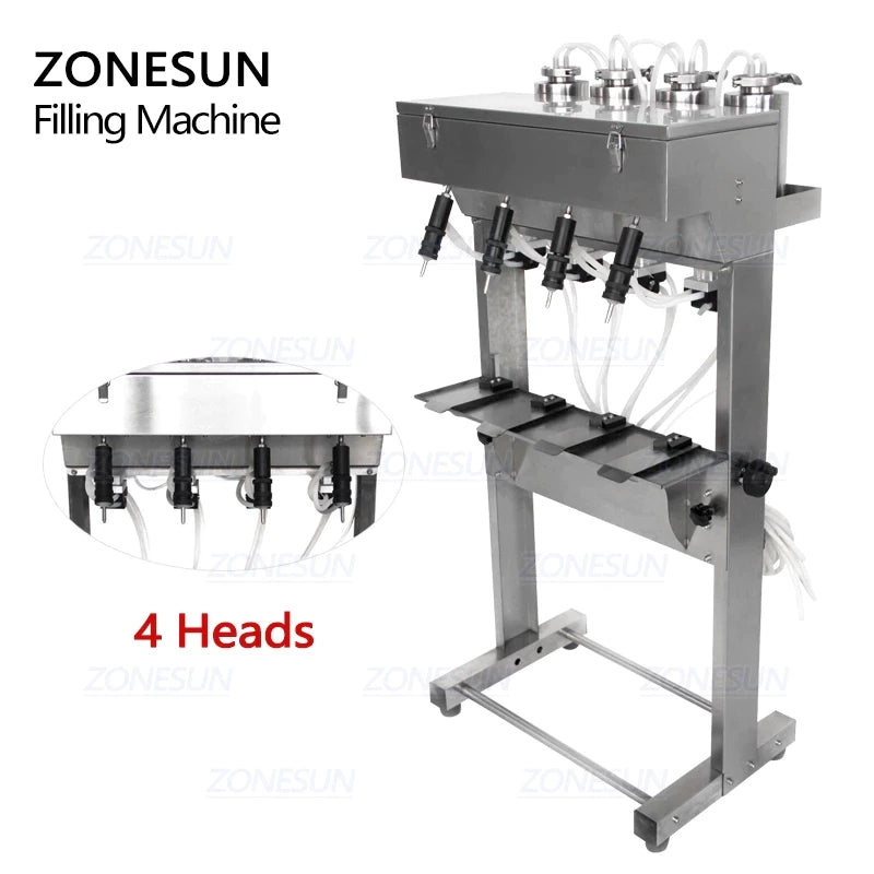 ZONESUN ZS-G400 Pneumatic Vacuum Liquid  Filling Machine