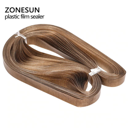 ZONESUN 50pcs/lot Teflon Belt for FR-900 /SF-150 Band Sealer/Plastic Bag Sealing Machine