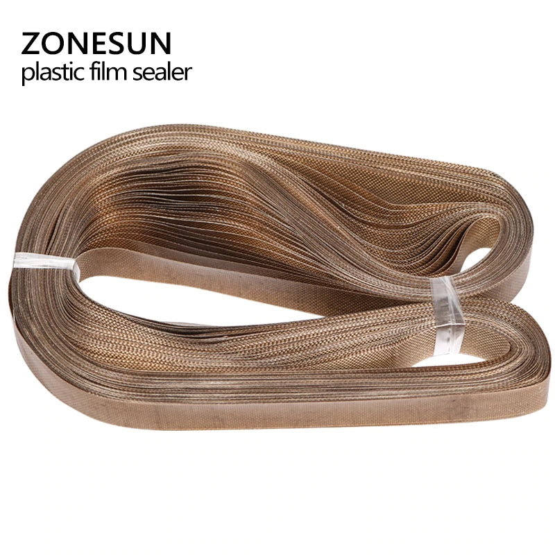 ZONESUN 50pcs/lot Teflon Belt for FR-900 /SF-150 Band Sealer/Plastic Bag Sealing Machine