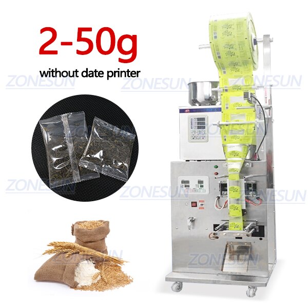 ZONESUN ZS-GZ5200 Powder Weighting Filling Sealing Machine With Date Printer