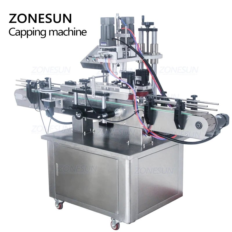 ZONESUN ZS-XG440 25-50mm Máquina automática de tapado de botellas de spray eléctrico