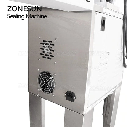 ZONESUN 20-85mm Máquina automática de sellado por inducción electromagnética