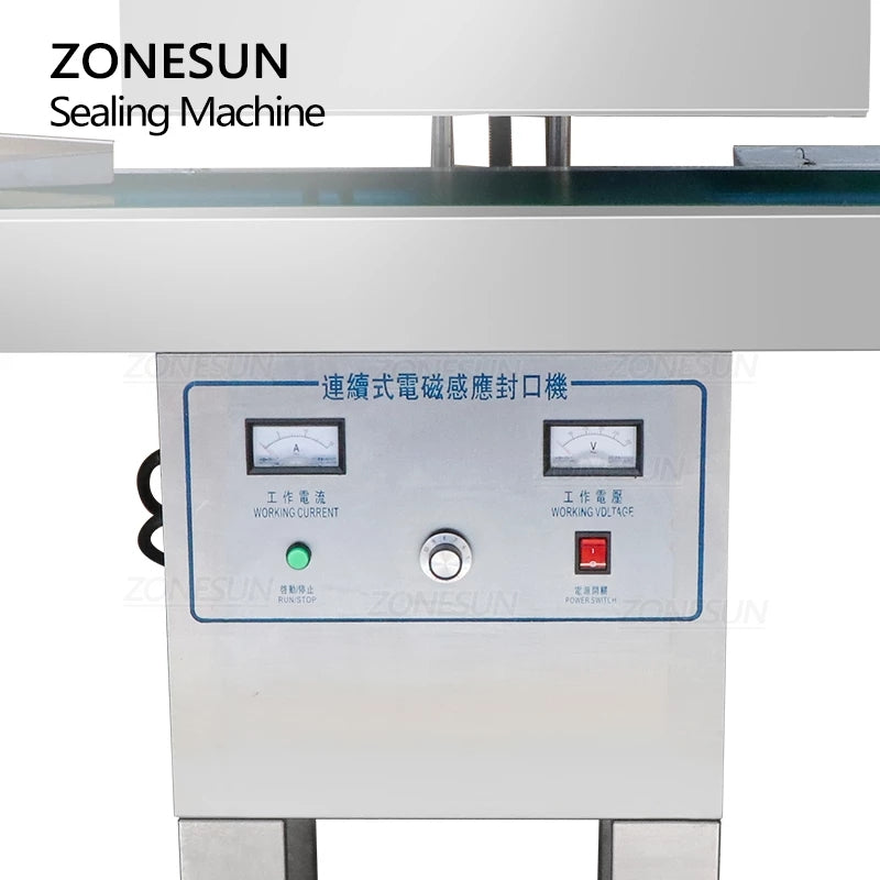 ZONESUN 20-85mm Máquina automática de sellado por inducción electromagnética