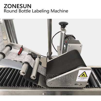 ZONESUN Automatic Horizontal Round Bottle Labeling Machine