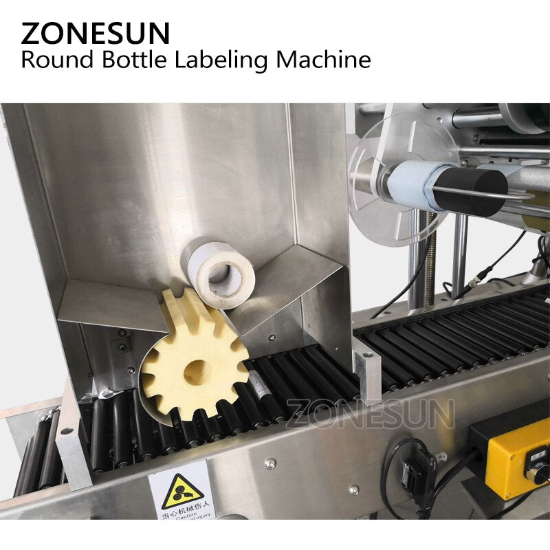 ZONESUN Automatic Horizontal Round Bottle Labeling Machine