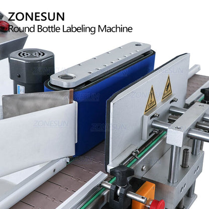 ZONESUN ZS-TB200 Automatic Round Bottles Labeling Machine With Date Coder