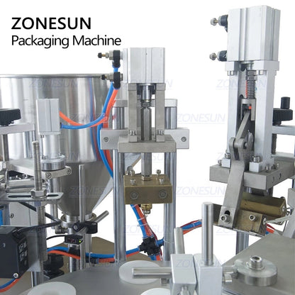 ZONESUN ZS-GZNF10 10 Holes Ultrasonic Paste Tube Filling Sealing Machine