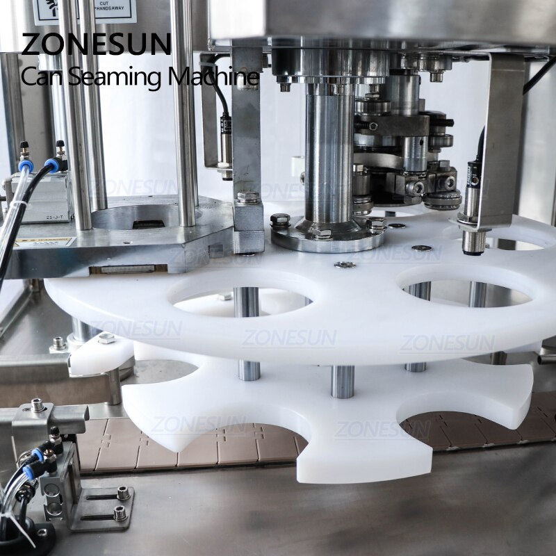 ZONESUN Automatic Electric Round Can Sealing Machine