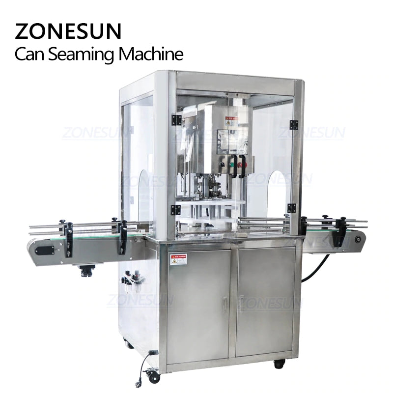 ZONESUN Automatic Electric Round Can Sealing Machine