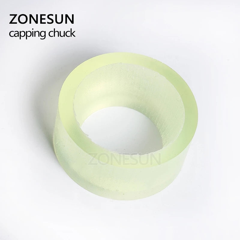 Tapete de goma para mandril de tapado ZONESUN 28-32mm 38mm con anillo de seguridad para máquina tapadora