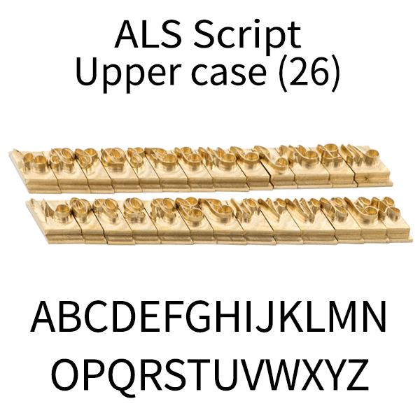 Molde de letras de cobre ZONESUN 