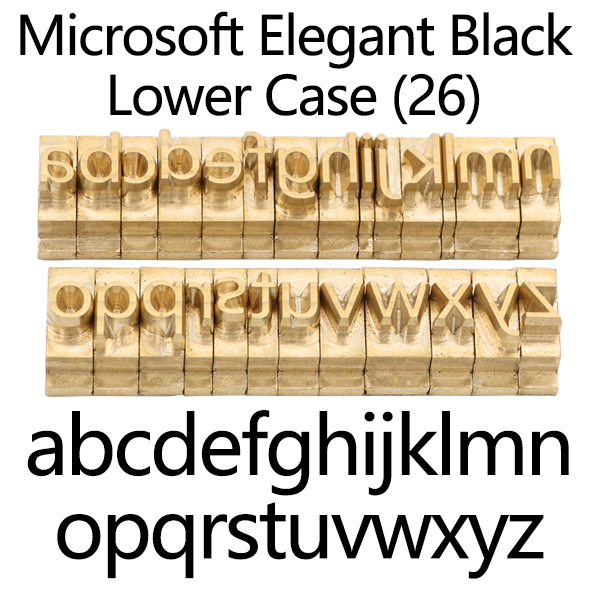 Molde de letras de cobre ZONESUN 