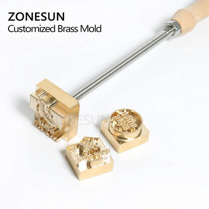 ZONESUN 20mm Thickness Customized Stamp Copper Mold