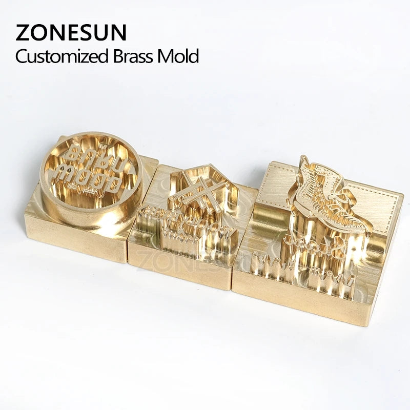 ZONESUN 20mm Thickness Customized Stamp Copper Mold