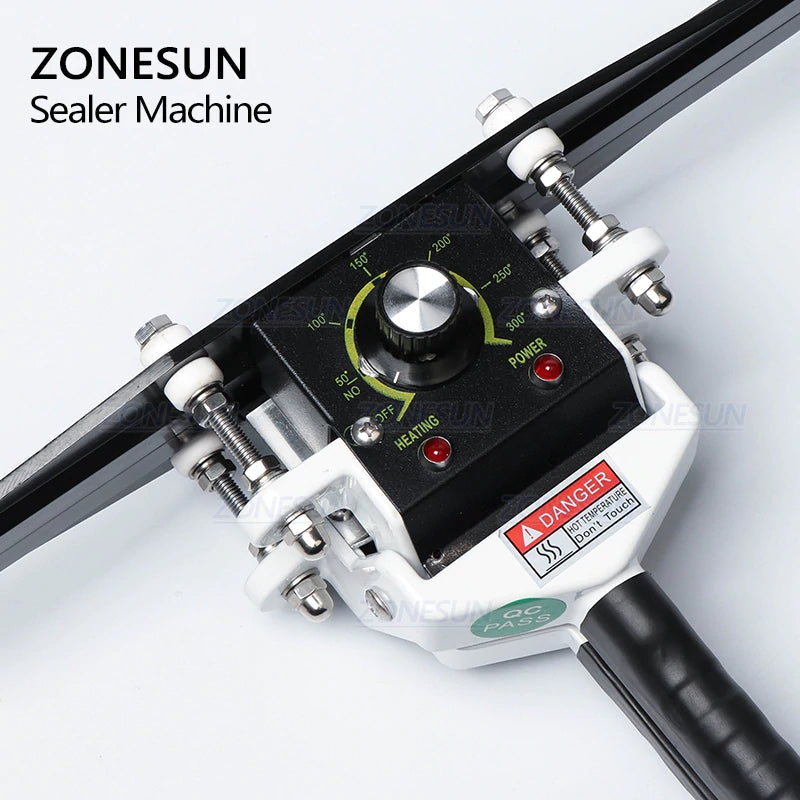 ZONESUN 200/300/400mm Handheld Direct-heat Sealing Machine