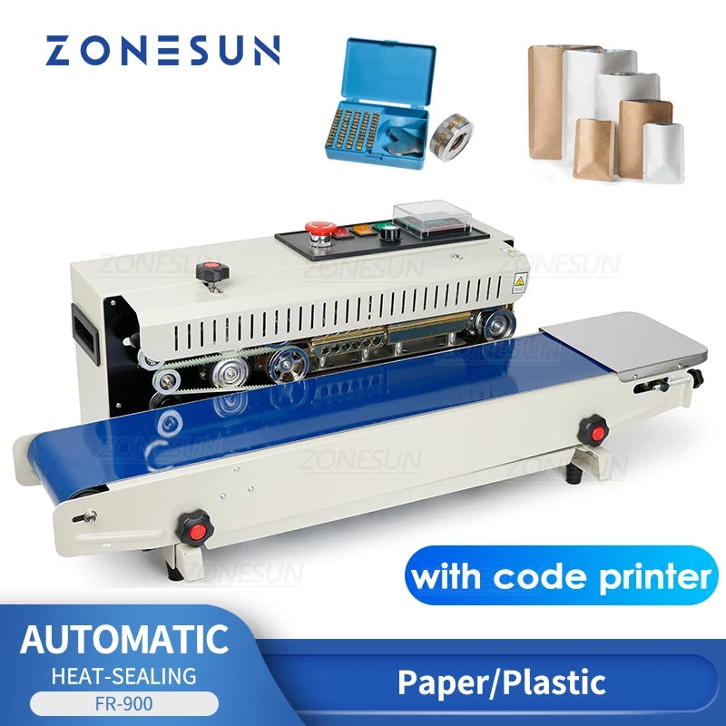 ZONESUN ZS-FR900 Automatic Continuous Sealing Machine