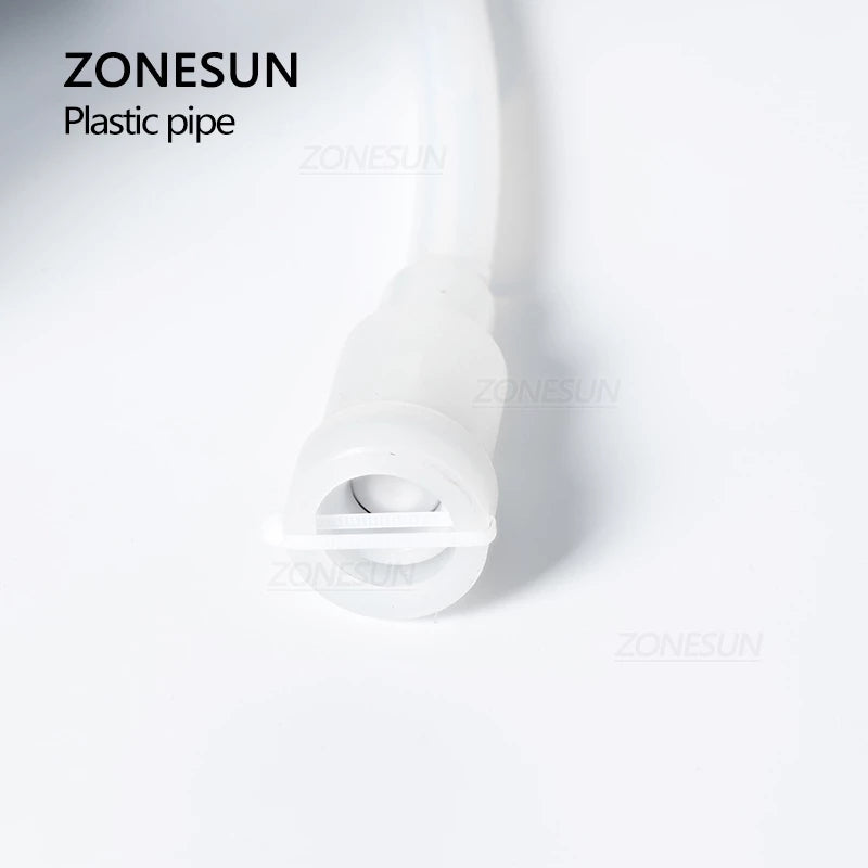 ZONESUN Filling Plastic Pipe Tube Nozzle 8mm 10mm For Peristaltic Pump Filling Machine