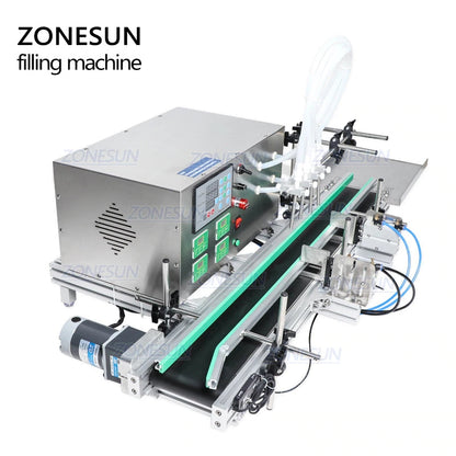 ZONESUN ZS-DTDP4 Automatic Desktop 4 Nozzles Diaphragm Pump Liquid Filling Machine