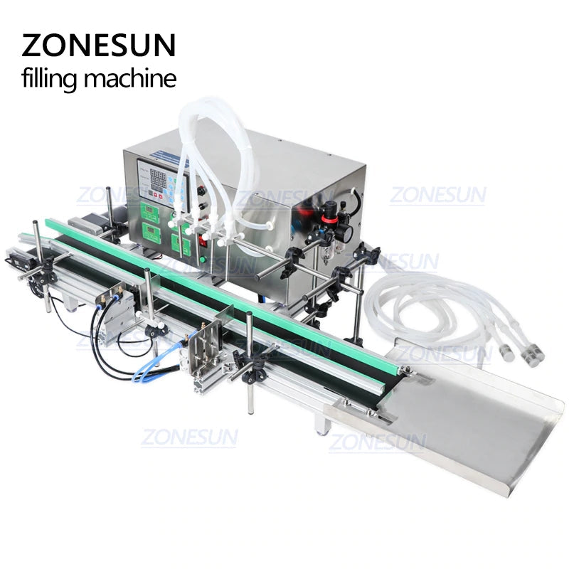 ZONESUN ZS-DTDP4 Automatic Desktop 4 Nozzles Diaphragm Pump Liquid Filling Machine