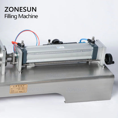 ZONESUN Full Pneumatic Paste Filling Machine With Hopper