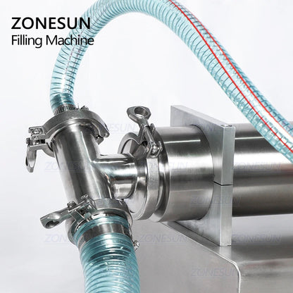 ZONESUN Single Nozzle Fully Pneumatic Liquid Filling Machine