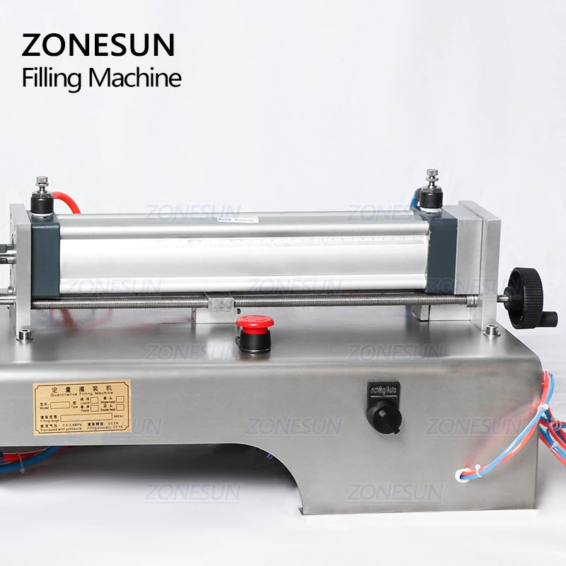 ZONESUN Single Nozzle Fully Pneumatic Liquid Filling Machine