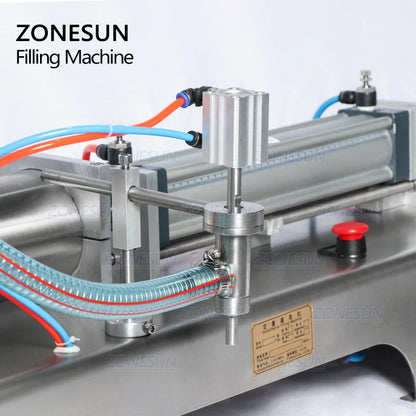 ZONESUN Single Nozzle Fully Pneumatic Liquid Filling Machine