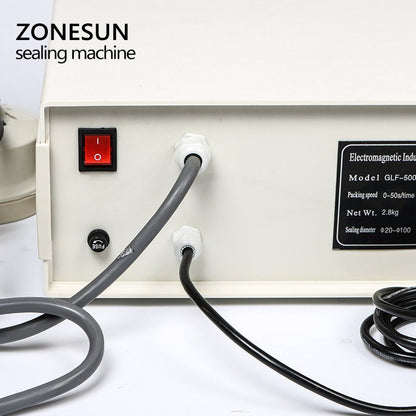 ZONESUN GLF-500 20-100mm Electromagnetic Induction Sealing Machine