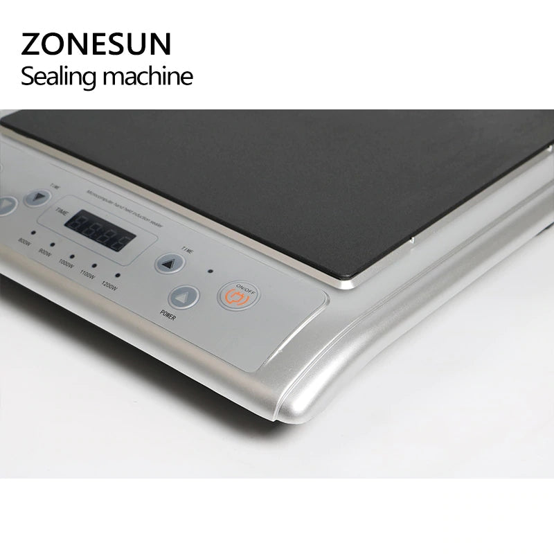 ZONESUN GLF-500L 20-130mm Electromagnetic Induction Aluminum Foil Sealing Machine