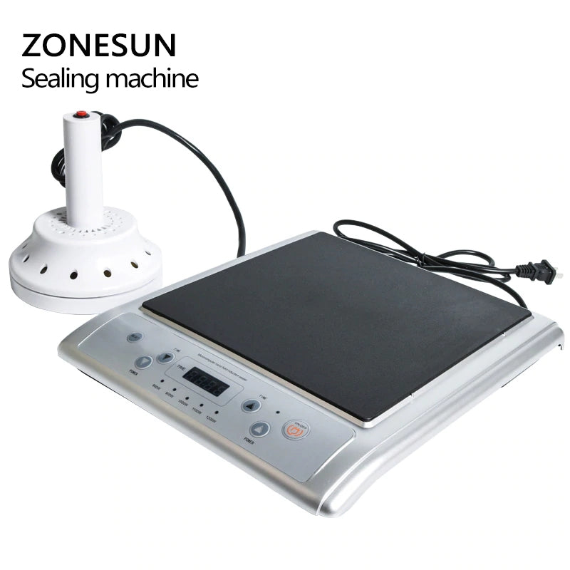 ZONESUN GLF-500L 20-130mm Electromagnetic Induction Aluminum Foil Sealing Machine