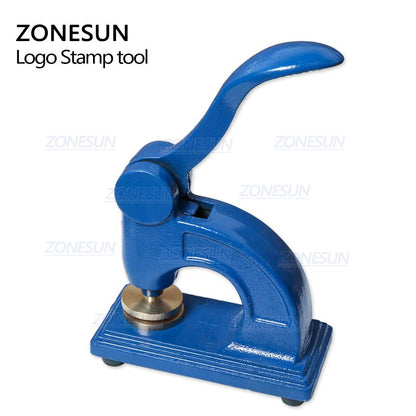 ZONESUN HF1 Design Customize Logo Embossed Stamp Stainless Steel Seal