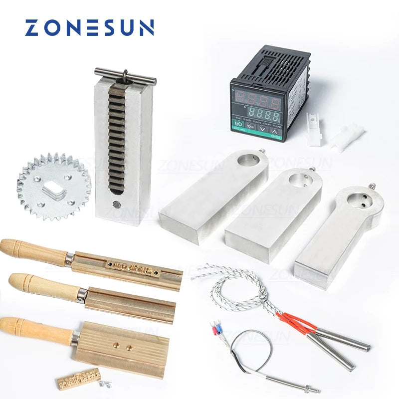 ZONESUN Hot Foil Stamping Machine Accesorio Piezas de repuesto Soporte de posición