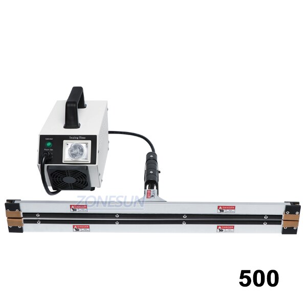 ZONESUN 300/400/500/600mm Instantaneous Hot Pliers Sealing Machine