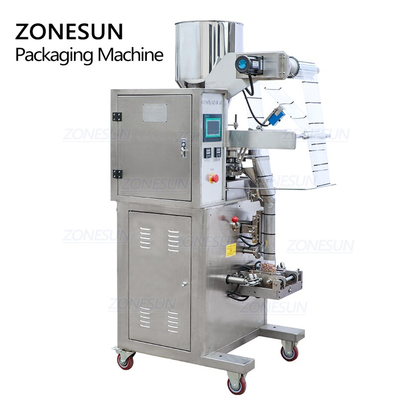 ZONESUN ZS-K100 Automatic Powder Filling Sealing Machine With Date Printer