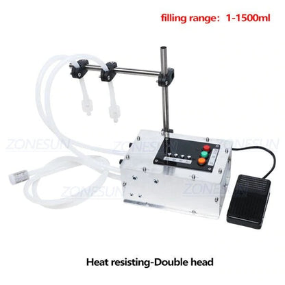 ZONESUN Intelligent Induction Heat-resistant Diaphragm Pump Liquid Filling Machine