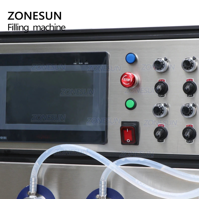 ZONESUN 4 Nozzles Full Automatic Magnetic Pump Liquid Filling Machine（Best Offer）