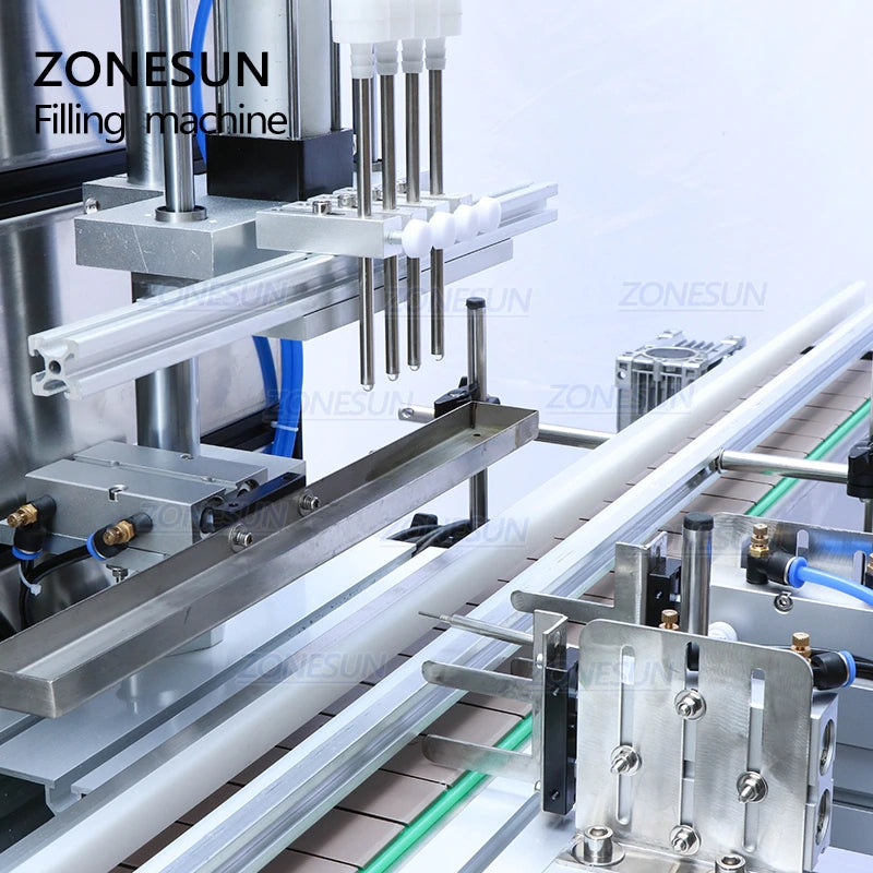 ZONESUN 4 Nozzles Full Automatic Magnetic Pump Liquid Filling Machine（Best Offer）