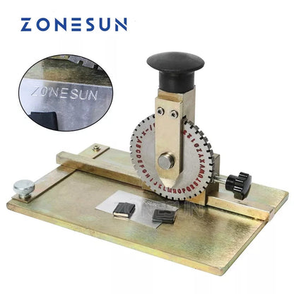 ZONESUN Manual Metal Embossing Machine