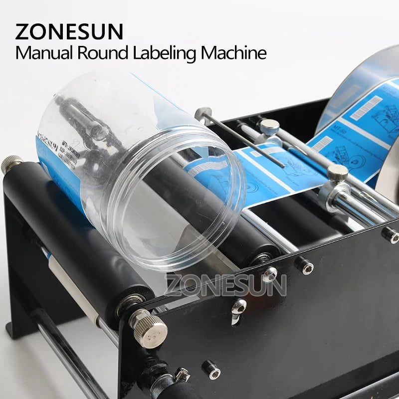 ZONESUN ZS-50 Manual Round Bottle Labeling Machine