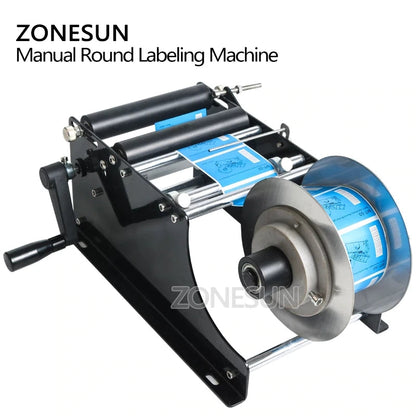 ZONESUN ZS-50 Manual Round Bottle Labeling Machine