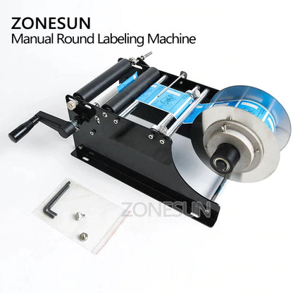 ZONESUN ZS-50 Manual Round Bottle Labeling Machine