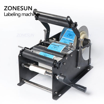 ZONESUN ZS-50P Manual Small Round Bottle Labeling Machine