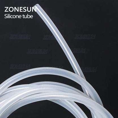 ZONESUN PJ-GZ3 Length 2m Inside Diameter 3mm Silicone Pipe Tube Rubber Hose For Filling Machine