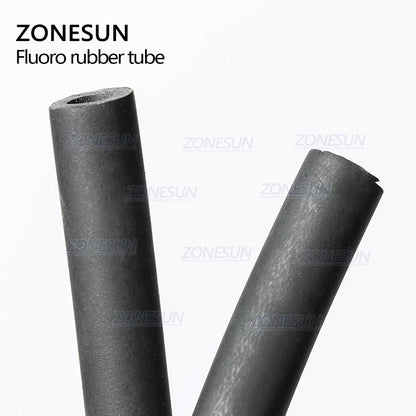 ZONESUN PJ-GZ6 Length 2m Inside Diameter 6mm Fluorine Rubber Pipe Tube For Filling Machine