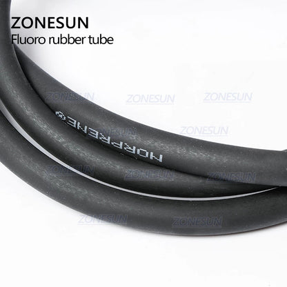 ZONESUN PJ-GZ6 Longitud 2 m Diámetro interior 6 mm Tubo de goma de flúor para máquina de llenado