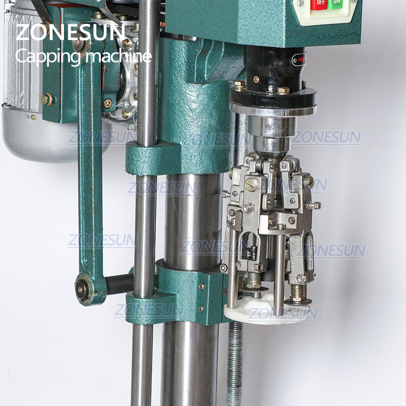 ZONESUN 28-32mm Semi-automatic ROPP Capper Pilfer Proof Capping Machine