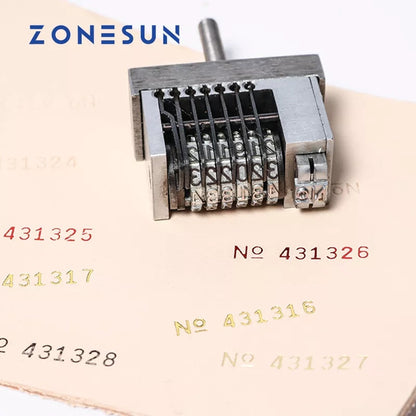 ZONESUN Accessory Thermal Ribbon Dialing Number Coupon Print