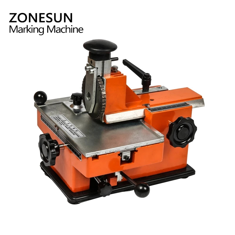 ZONESUN Metal Nameplate Embossing Machine